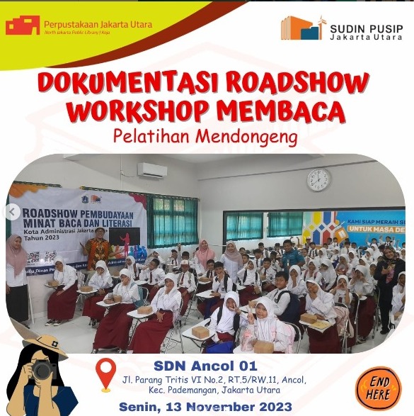 Roadshow Workshop Membaca Bersama Suku Dinas Perpustakaan Dan Kearsipan Kota Administrasi Jakarta Utara